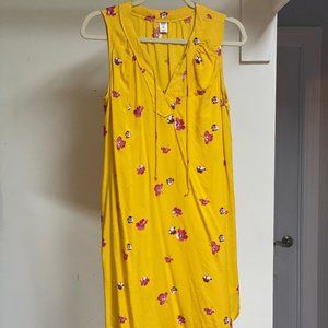 Yellow Floral Old Navy Summer Dress
